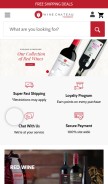 How winechateau.com looks like on a mobile device such as an iPhone.