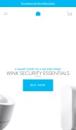 How wink.com looks like on a mobile device such as an iPhone.