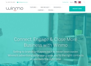 How winmo.com looks like on a tablet such as an iPad.