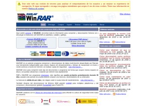 How winrar.es looks like on a tablet such as an iPad.
