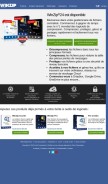 How winzip.com looks like on a mobile device such as an iPhone.