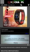 How wiocha.pl looks like on a mobile device such as an iPhone.
