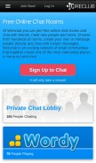 How wireclub.com looks like on a mobile device such as an iPhone.