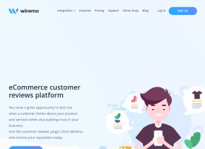 How wiremo.co looks like on a tablet such as an iPad.