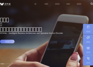 How wiwide.com looks like on a tablet such as an iPad.