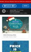 How wixx.com looks like on a mobile device such as an iPhone.