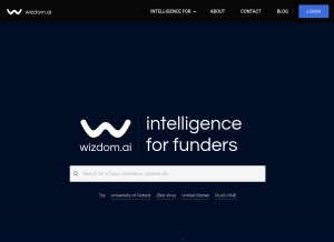 How wizdom.ai looks like on a tablet such as an iPad.