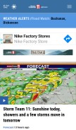 How wjhl.com looks like on a mobile device such as an iPhone.