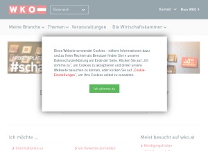 How wko.at looks like on a tablet such as an iPad.