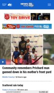 How wkrg.com looks like on a mobile device such as an iPhone.