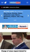 How wkrn.com looks like on a mobile device such as an iPhone.