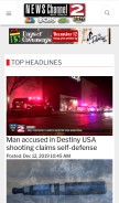 How wktv.com looks like on a mobile device such as an iPhone.