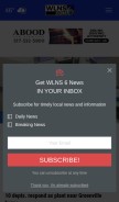How wlns.com looks like on a mobile device such as an iPhone.