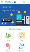 How wmtransfer.com looks like on a mobile device such as an iPhone.