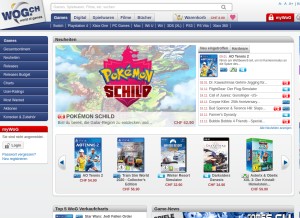 How wog.ch looks like on a tablet such as an iPad.