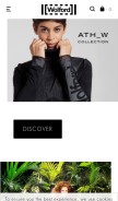 How wolfordshop.com looks like on a mobile device such as an iPhone.