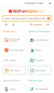 How wolframalpha.com looks like on a mobile device such as an iPhone.