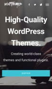 How wolfthemes.com looks like on a mobile device such as an iPhone.