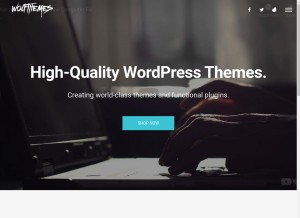 How wolfthemes.com looks like on a tablet such as an iPad.