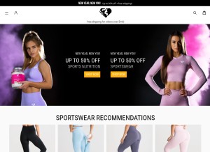 How womensbest.com looks like on a tablet such as an iPad.