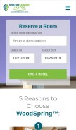 How woodspring.com looks like on a mobile device such as an iPhone.