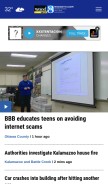 How woodtv.com looks like on a mobile device such as an iPhone.
