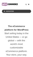 How woothemes.com looks like on a mobile device such as an iPhone.