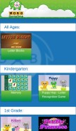 How wordgametime.com looks like on a mobile device such as an iPhone.