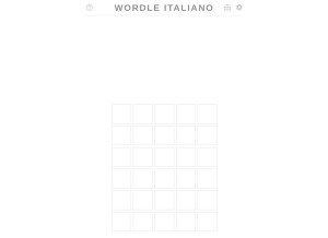 How wordle.al looks like on a tablet such as an iPad.