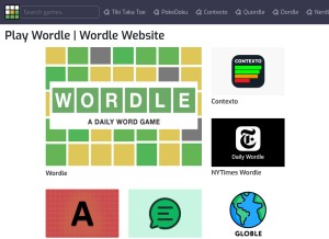 How wordleplay.io looks like on a tablet such as an iPad.