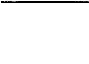 How wordunscrambler.com looks like on a tablet such as an iPad.