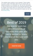 How workcast.com looks like on a mobile device such as an iPhone.
