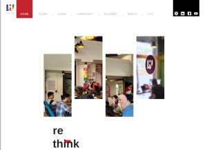 How workhall.co looks like on a tablet such as an iPad.