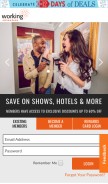 How workingadvantage.com looks like on a mobile device such as an iPhone.
