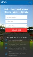 How workinsports.com looks like on a mobile device such as an iPhone.