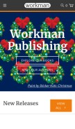 How workman.com looks like on a mobile device such as an iPhone.