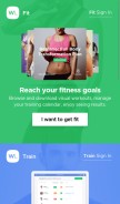 How workoutlabs.com looks like on a mobile device such as an iPhone.