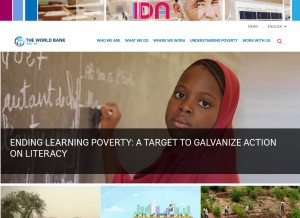 How worldbank.org looks like on a tablet such as an iPad.