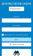 How worldbookonline.com looks like on a mobile device such as an iPhone.