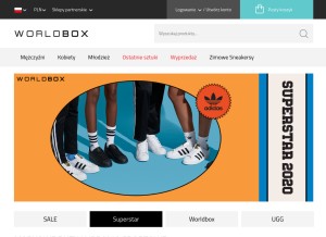 How worldbox.pl looks like on a tablet such as an iPad.