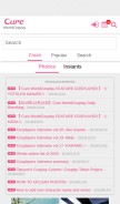 How worldcosplay.net looks like on a mobile device such as an iPhone.