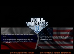 How worldofwarplanes.ru looks like on a tablet such as an iPad.