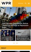 How worldpoliticsreview.com looks like on a mobile device such as an iPhone.