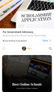 How worldscholarshipforum.com looks like on a mobile device such as an iPhone.