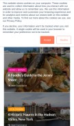 How worldvia.com looks like on a mobile device such as an iPhone.