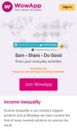 How wowapp.com looks like on a mobile device such as an iPhone.