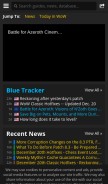 How wowhead.com looks like on a mobile device such as an iPhone.