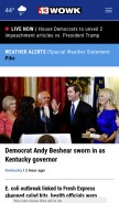 How wowktv.com looks like on a mobile device such as an iPhone.