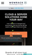 How wowrack.com looks like on a mobile device such as an iPhone.