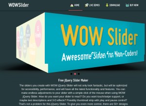 How wowslider.net looks like on a tablet such as an iPad.